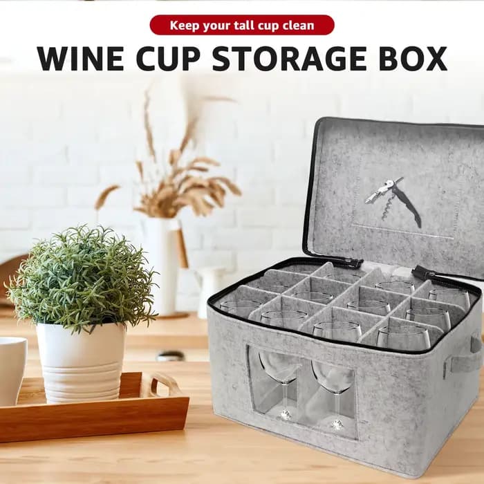 Organisateur de stockage de verres à vin