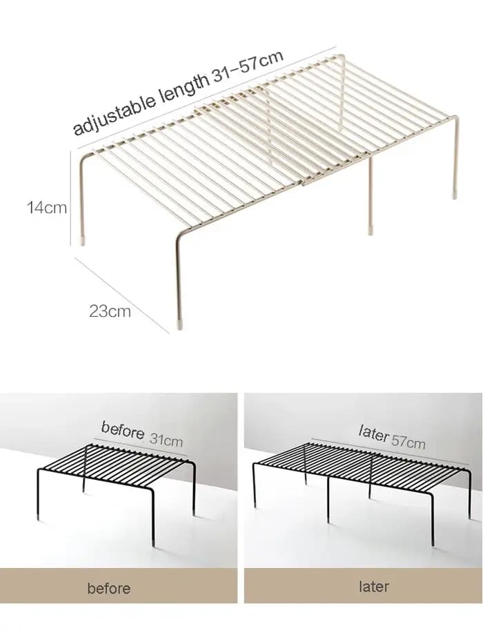 Étagère de rangement d'épices de cuisine évolutive