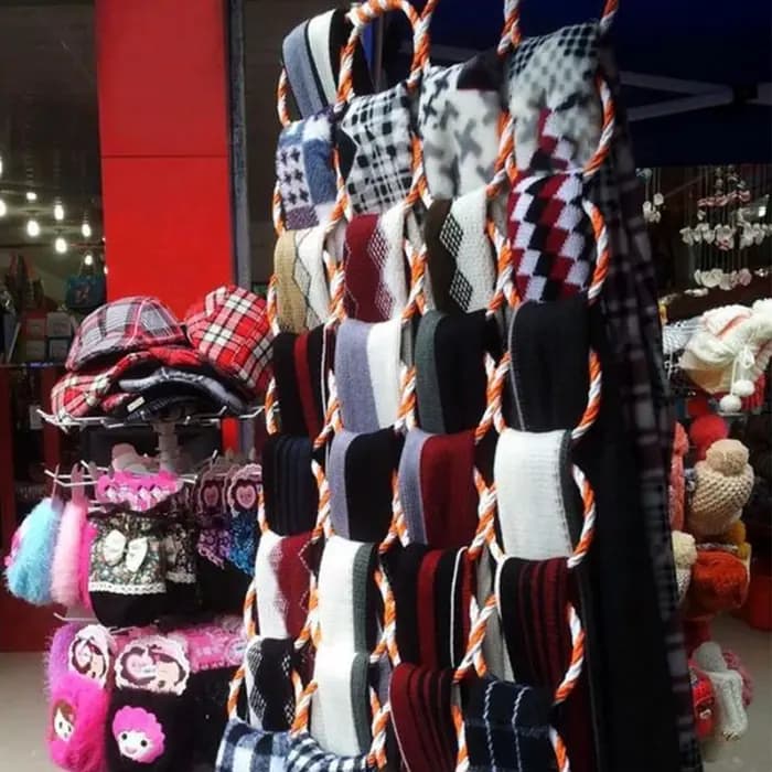 28 trous porte-écharpe pliable cravate ceinture crochet châle foulards organisateur rotin tissage cintre garde-robe support de rangement présentoir