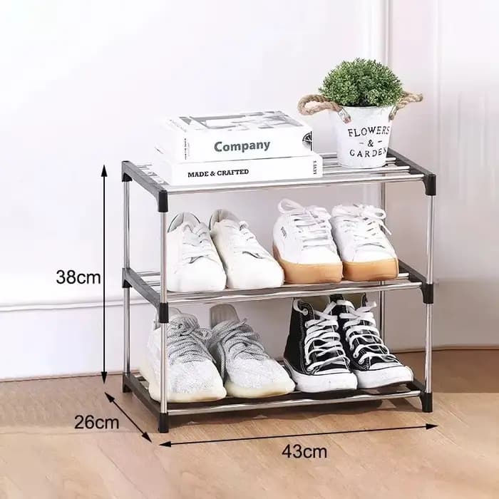 Étagère à chaussures à 3/4/5 niveaux – Organisateur multi-niveaux autoportant pour économiser de l'espace