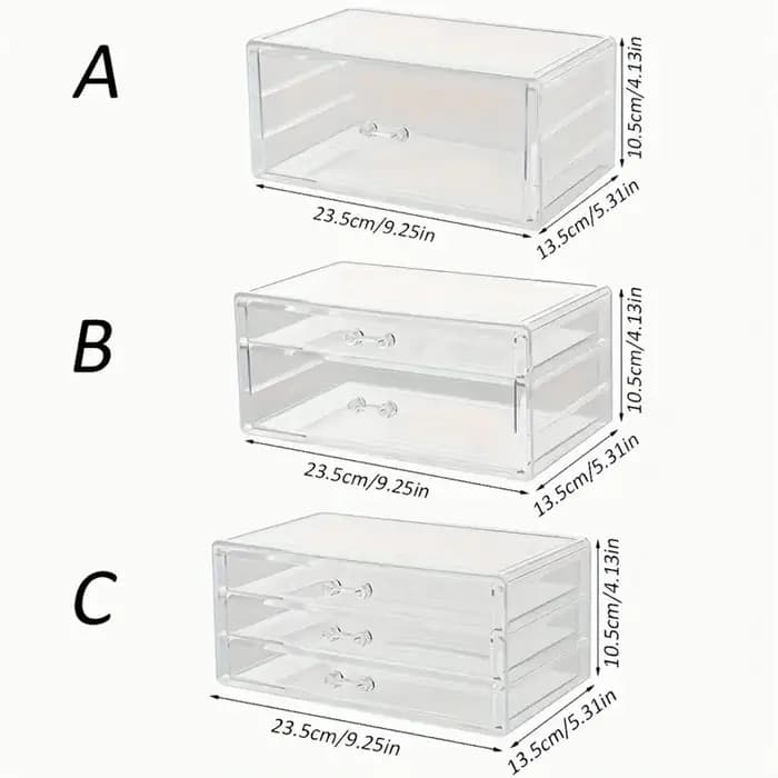 1 pièce, boîte de rangement pour vernis à ongles