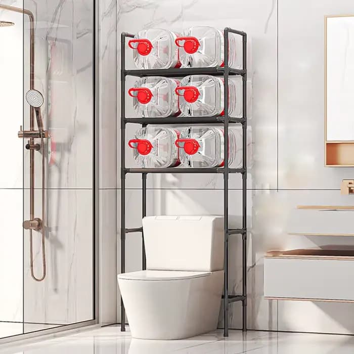 Étagère de rangement pour salle de bain à 3 niveaux