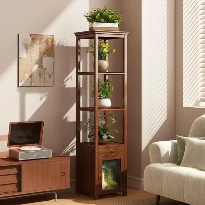 Étagère à fleurs pour plantes d'intérieur