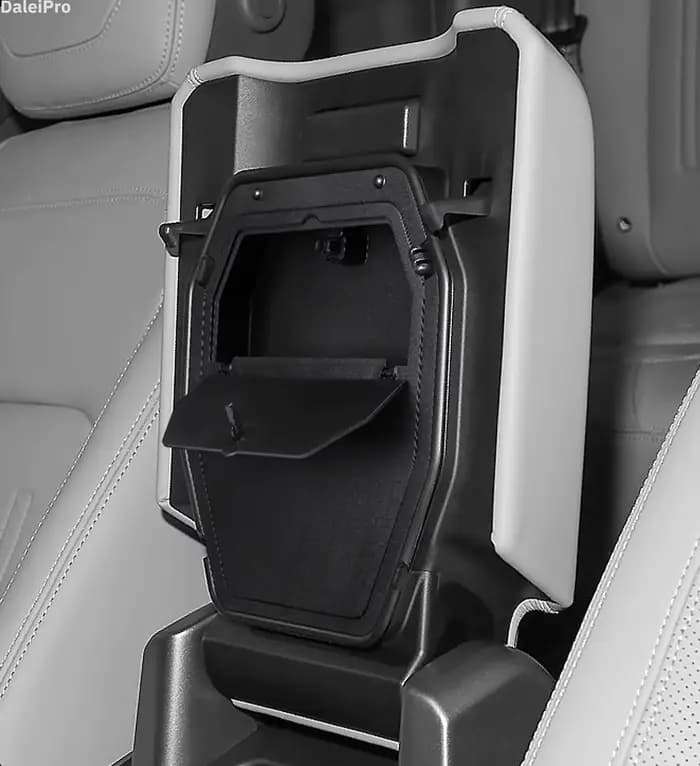 Boîte de rangement en couches pour Console centrale Land Rover Defender 90 110 130 2020 2023 2024