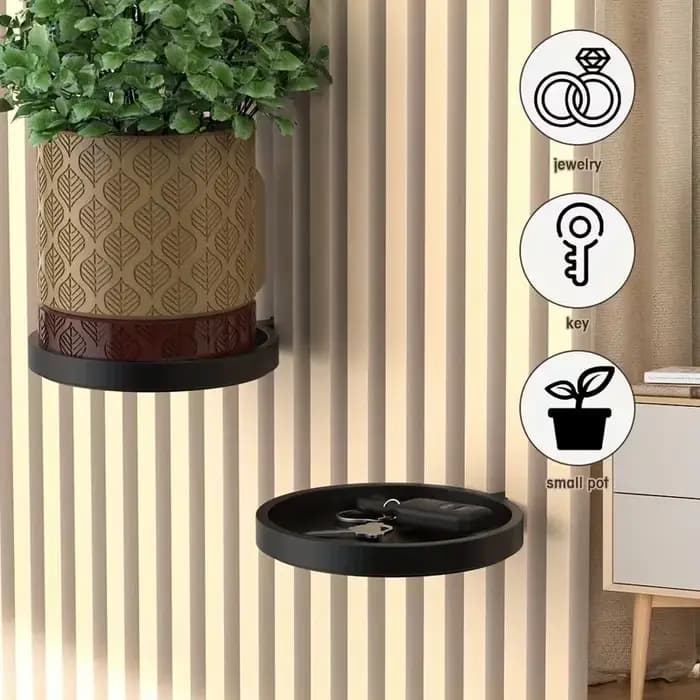 Étagère flottante sans perçage pour panneau acoustique