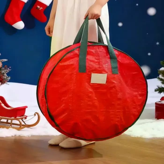 Sac de rangement de décorations de noël
