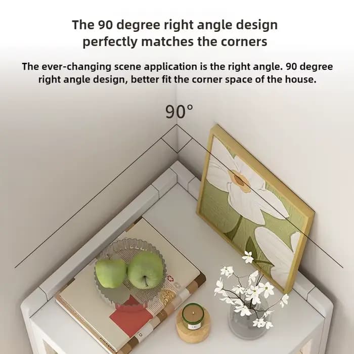 Armoire d'angle pour salle à manger