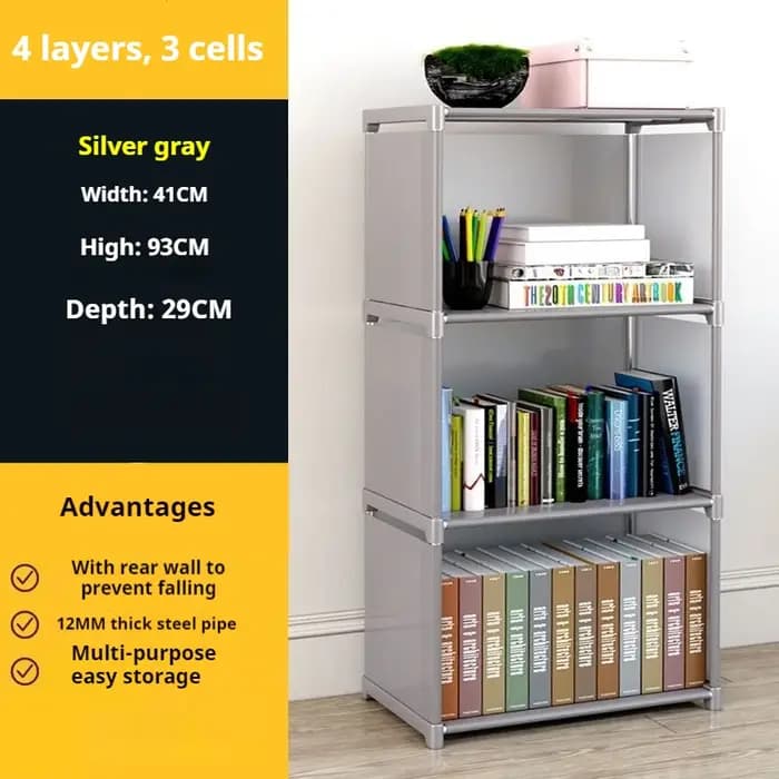 Étagère de rangement simple en métal multi-niveaux