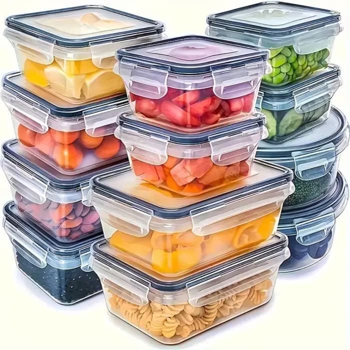 8 boîtes de conservation alimentaire hermétiques