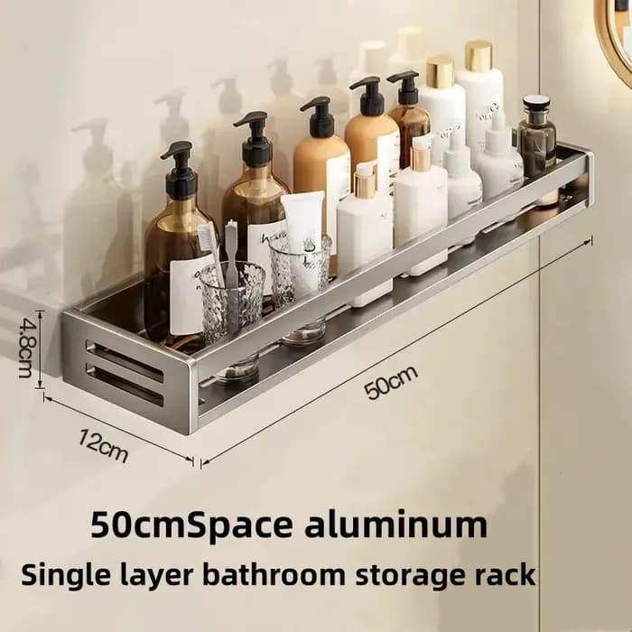 Étagère murale en aluminium multifonctionnelle