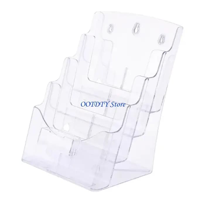 Organisateurs acryliques 367A empilables adaptés aux magazines aux brochures