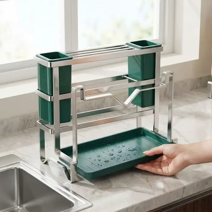 Support de rangement pour couteaux en acier inoxydable