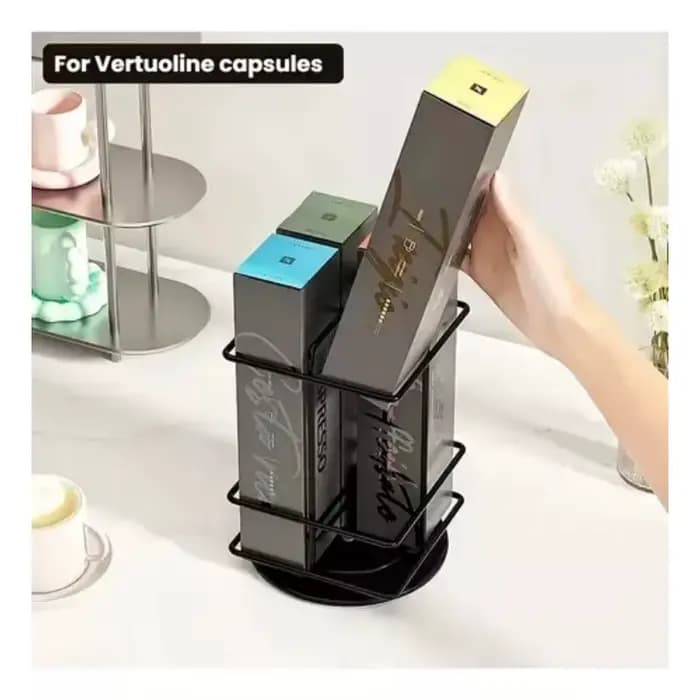 1 pièces Nespresso porte-Capsules pour le stockage 40 Capsules fer métal café dosettes support