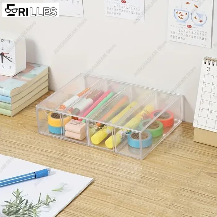 Boîte de présentation de lunettes en acrylique transparent