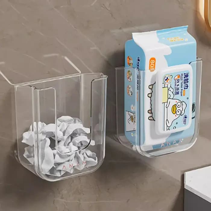 Boîte de rangement murale pour lingettes humides