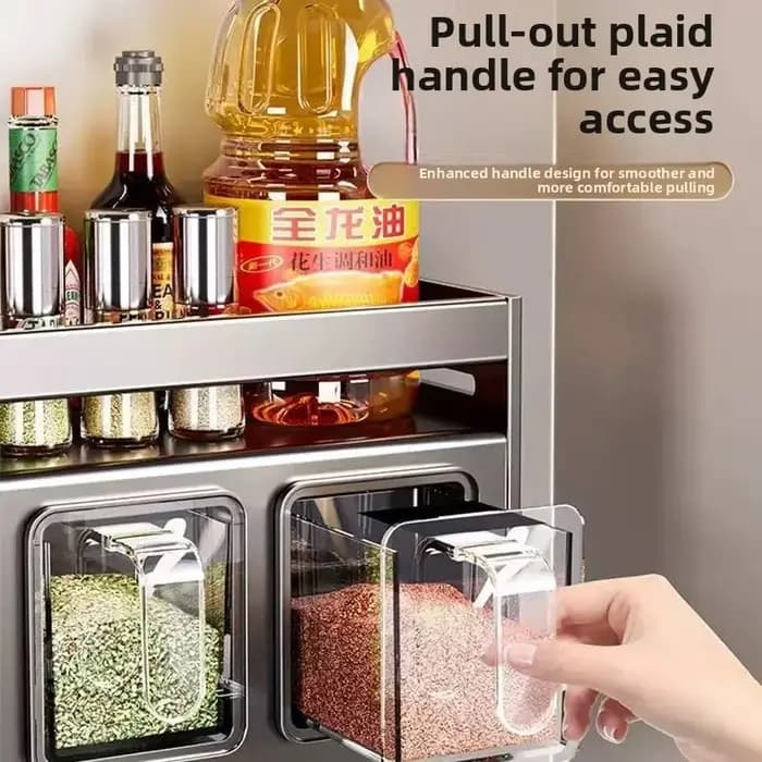 Nouvelle étagère à épices de cuisine, support de rangement mural pour épices, support organisateur d