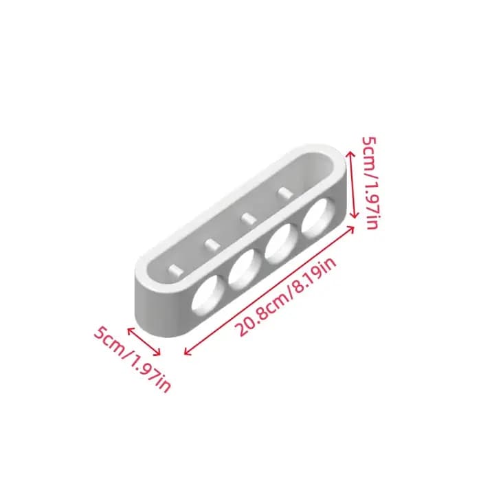 Support de rangement pour brosses à dents électriques de salle de bain