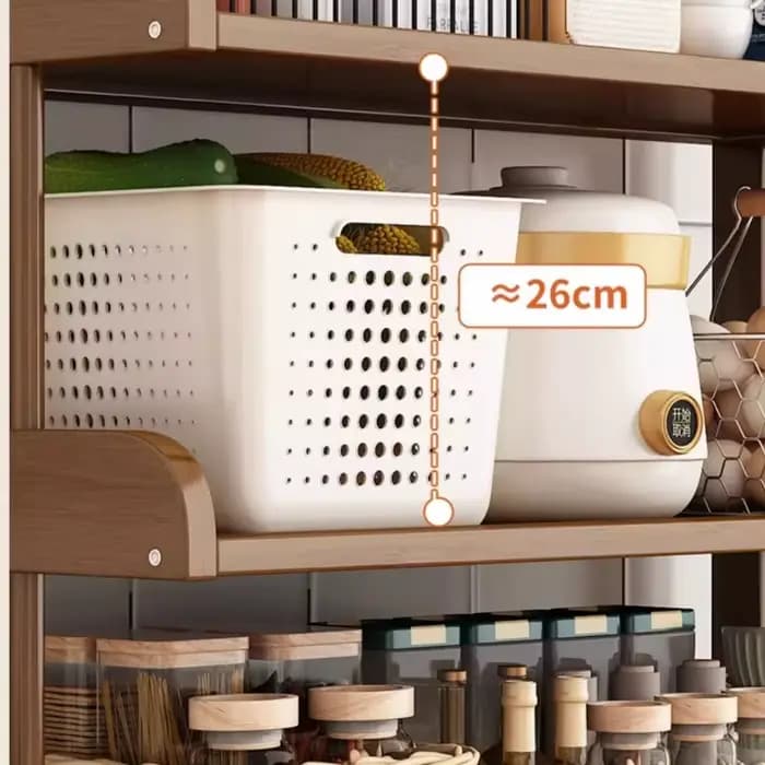 Étagère de cuisine multifonctionnelle pour four à micro-ondes