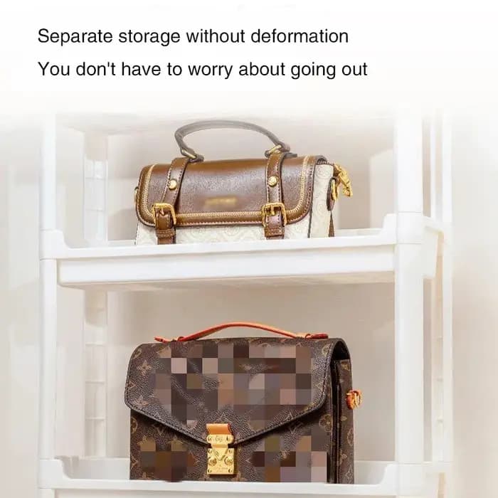 Organisateur de sac d'étagère à 7 couches derrière la porte pour l'espace mural permet de gagner