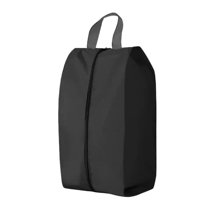 Sac de rangement pour chaussures en tissu nylon imperméable et anti-poussière avec fermeture éclair robuste