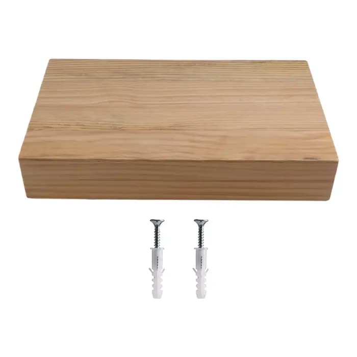 FLYY-étagère flottante en bois massif avec compartiment, support de rangement mural, décoration d'in