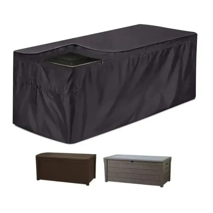 Housse de protection pour coffre de rangement extérieur 210D imperméable