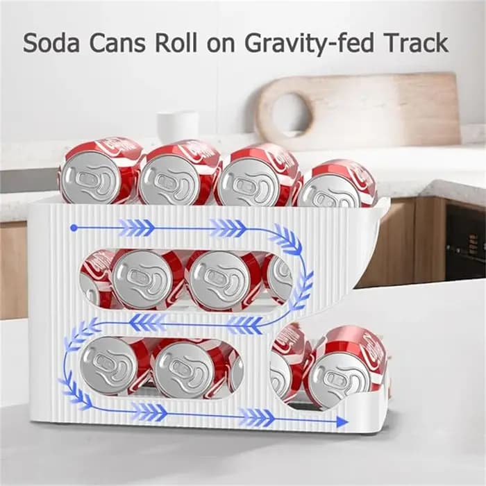 1 pièce : Distributeur de canettes de soda pour réfrigérateur et congélateur