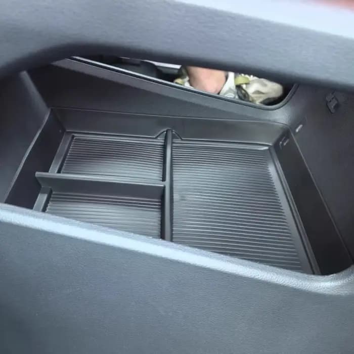 Pour organisateur de console centrale Volkswagen Teramont PRO 2025 – Boîte de rangement double couche pour accoudoir