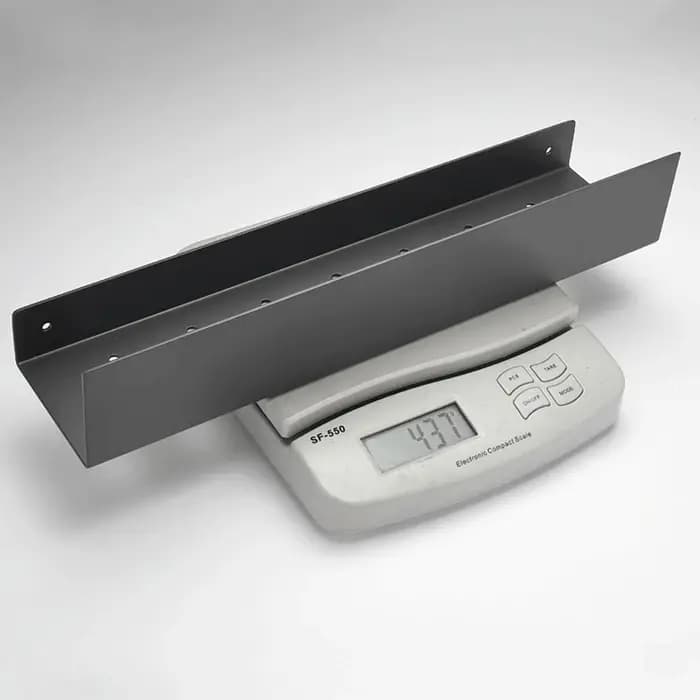 Étagère de salle de bain noire