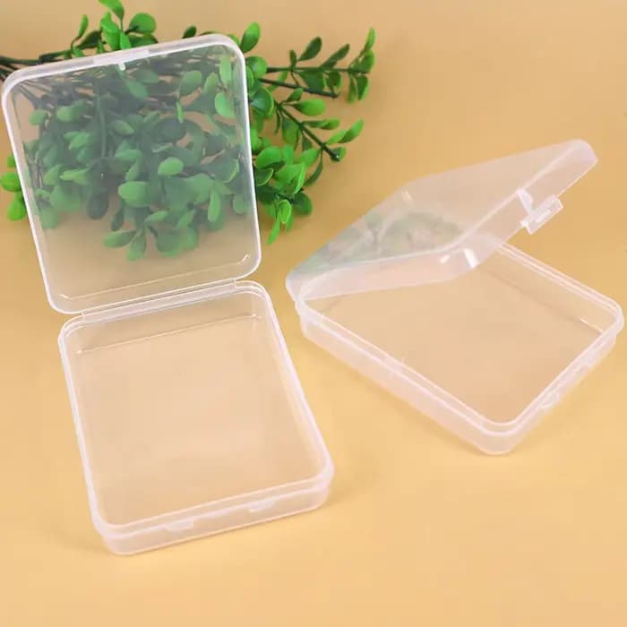 Boîte de Rangement en Plastique Transparent