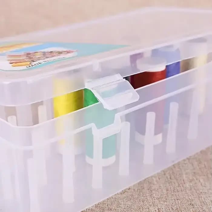 Boîte de rangement de fil à coudre 42 grilles