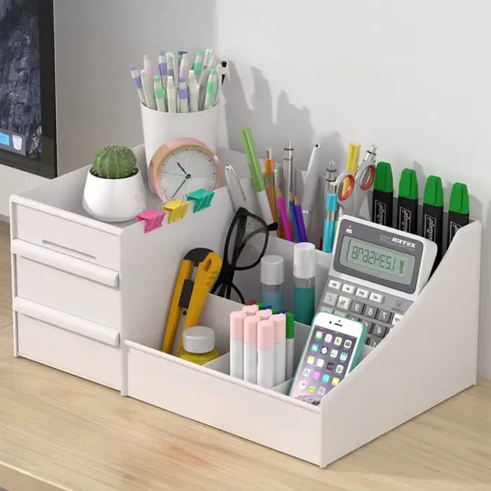 Nouveau tiroir boîte de rangement de maquillage finition dortoir étagère en plastique cosmétiques soins de la peau