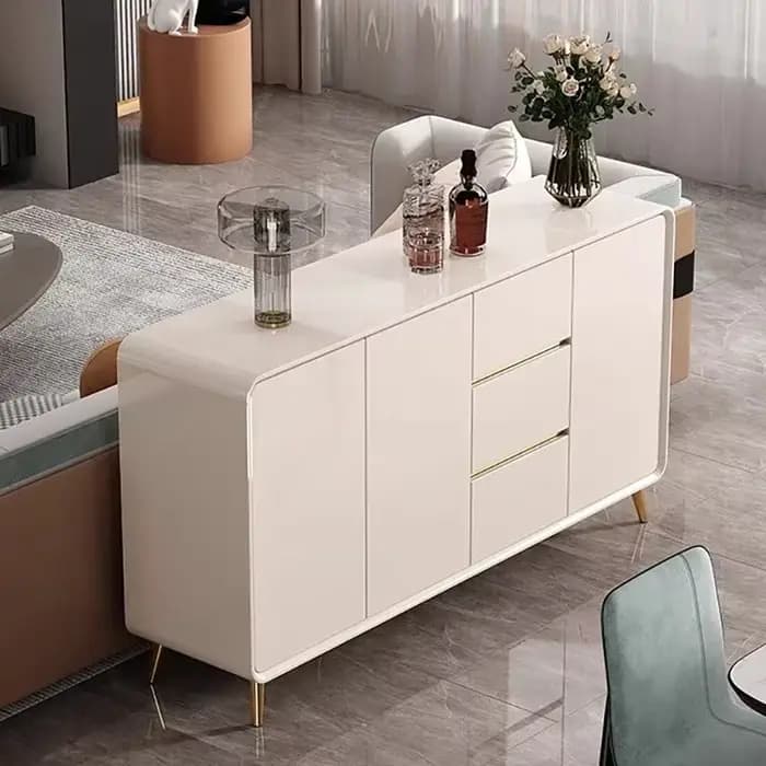Organiseur de fichiers blanc Glamour