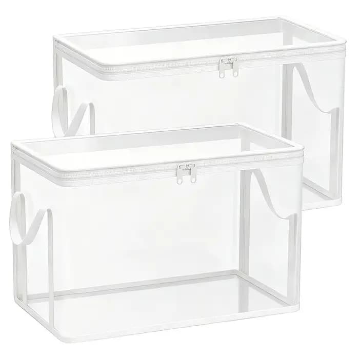 Organisateur de rangement pour jouets en peluche, 2 pièces, bacs de rangement pour poupées en peluch