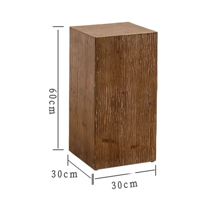 Table basse en bois, Table d'appoint de rangement Vintage