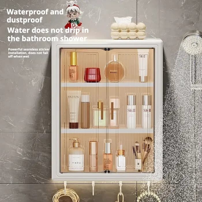Étagère de salle de bain murale