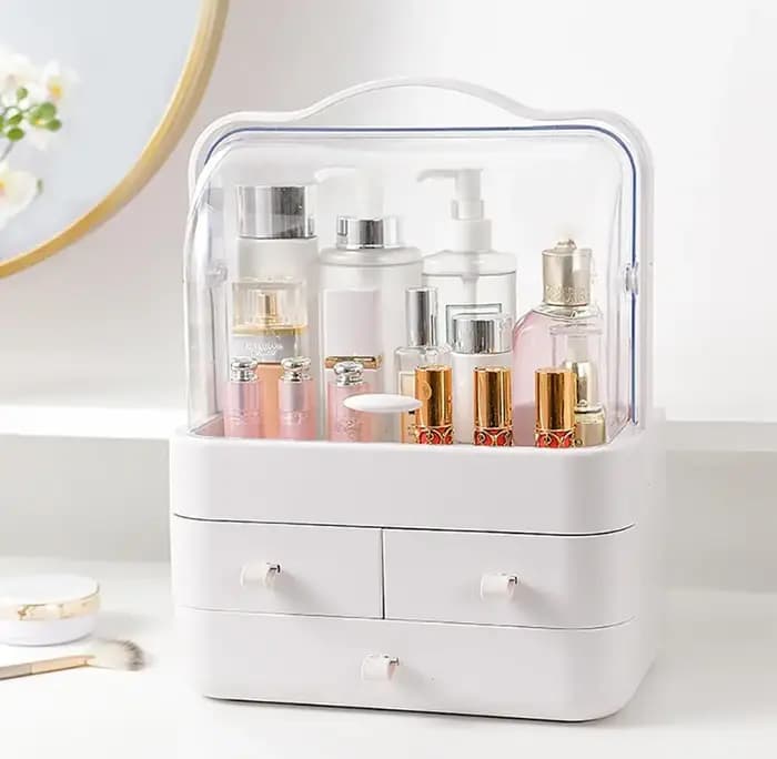 Organisateur de comptoir de cosmétiques pour commode
