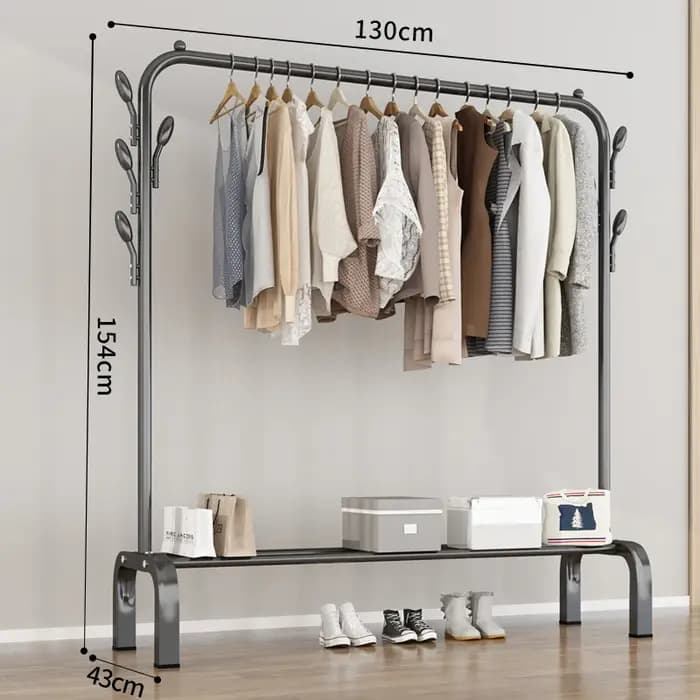 Petites étagères de garde-robe en métal, portables et détachables, gain de place, pour la maison, vê
