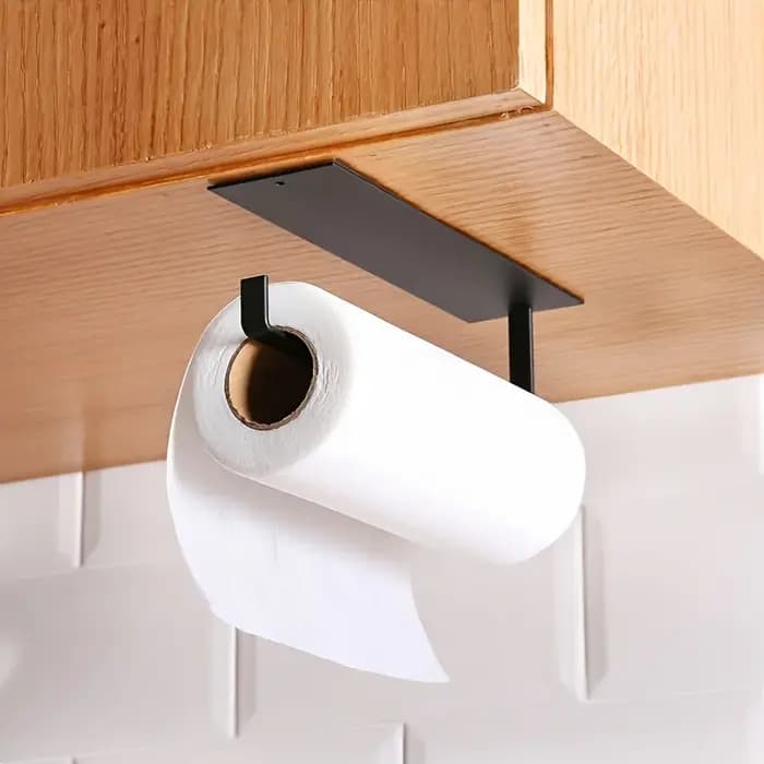 Porte-serviettes en papier de cuisine en acier au carbone