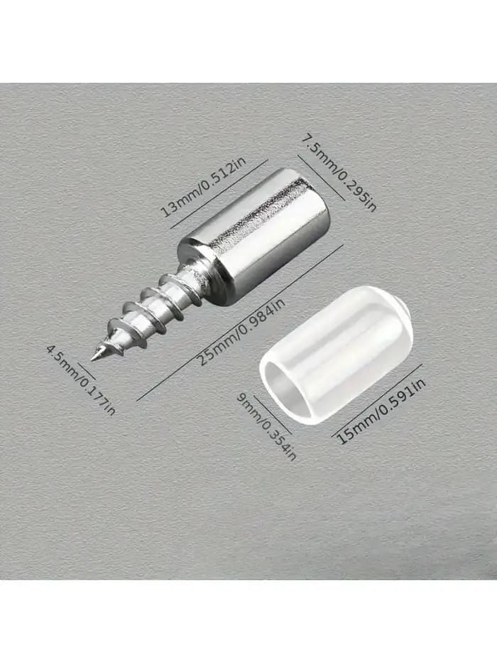 Chevilles de Support d'étagère avec vis, 20 pièces, Support robuste pour armoires, étagères, meubles