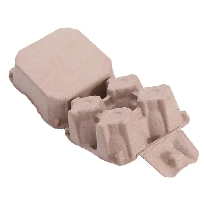 Lot de boîtes de rangement en papier kraft pour œufs