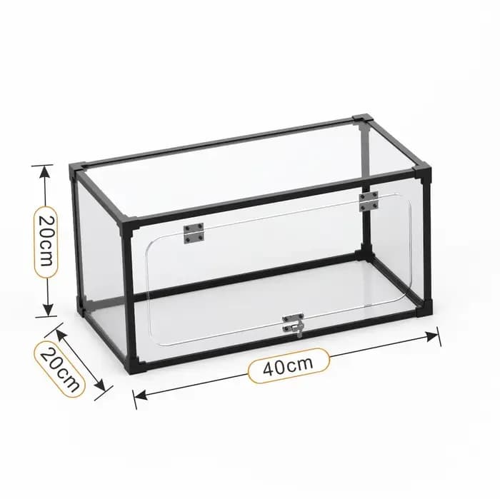 Boîte de rangement en acrylique pour DVD et CD, grande capacité, organisateur multimédia étanche à l