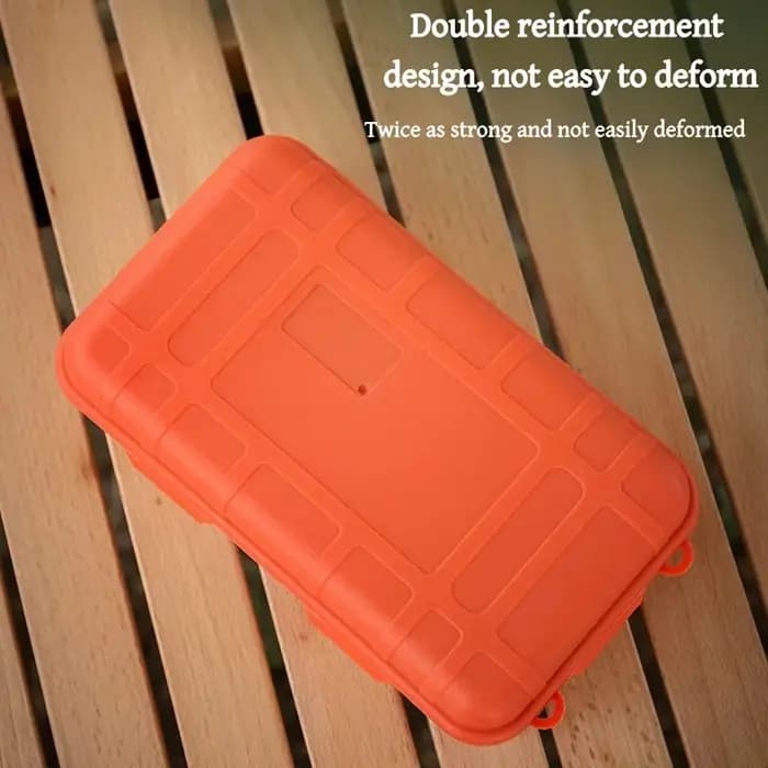 Boîte de survie étanche pour l'extérieur | Outils EDC en plastique anti-poussière et antichoc