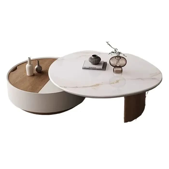 Cadre de rangement Table basse moderne clair organisateur ornements