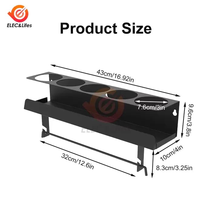 Supports de stockage de bouteilles muraux