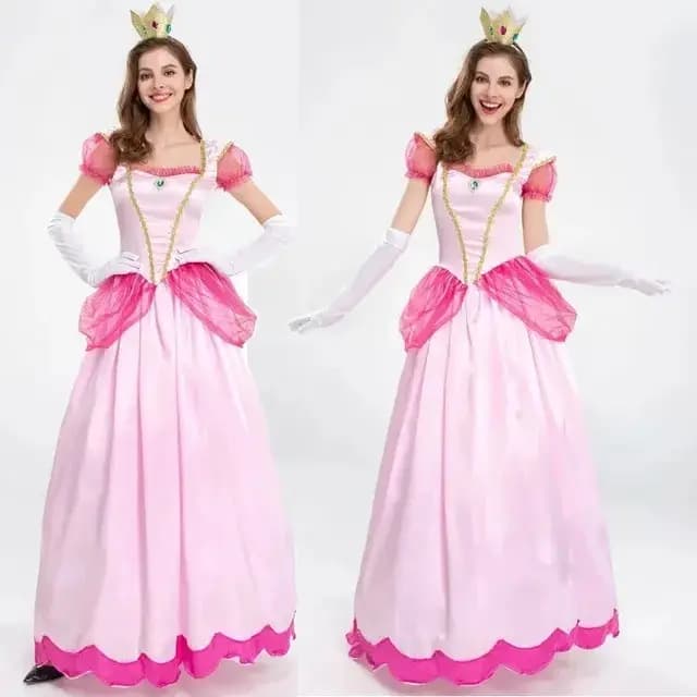 Robe de Princesse Rose pour Femme
