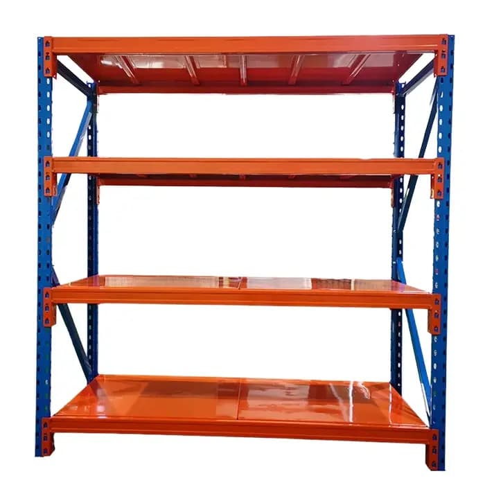 Étagères métalliques industrielles, rayonnage métallique sans boulons de 1500 mm, étagère réglable à plusieurs niveaux, unité d'étagère de garage pour entrepôts