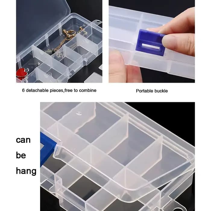 Boîte à bijoux en plastique