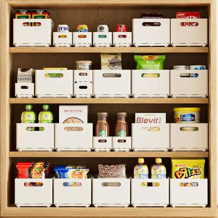 Boîte de rangement ajustable pour vêtements, organisateur de placard, organiseur de vêtements par catégories, bac de rangement pour armoire de cuisine, organisateur domestique