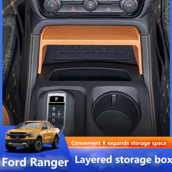 NOUVEAU - Compatible avec FORD RANGER 23-24 - Boîte de rangement centrale
